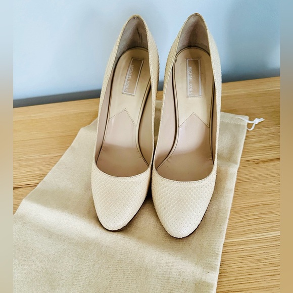 Vintage Michael Kors nude python heels - Picture 6 of 13